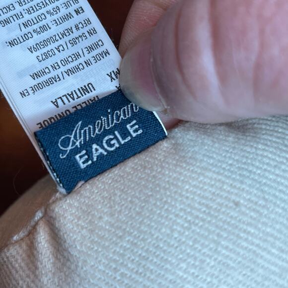 Snoopy Denim Plush Dog Peanuts American Eagle Stuffed Animal 8" Nursery Gift - Picture 8 of 10